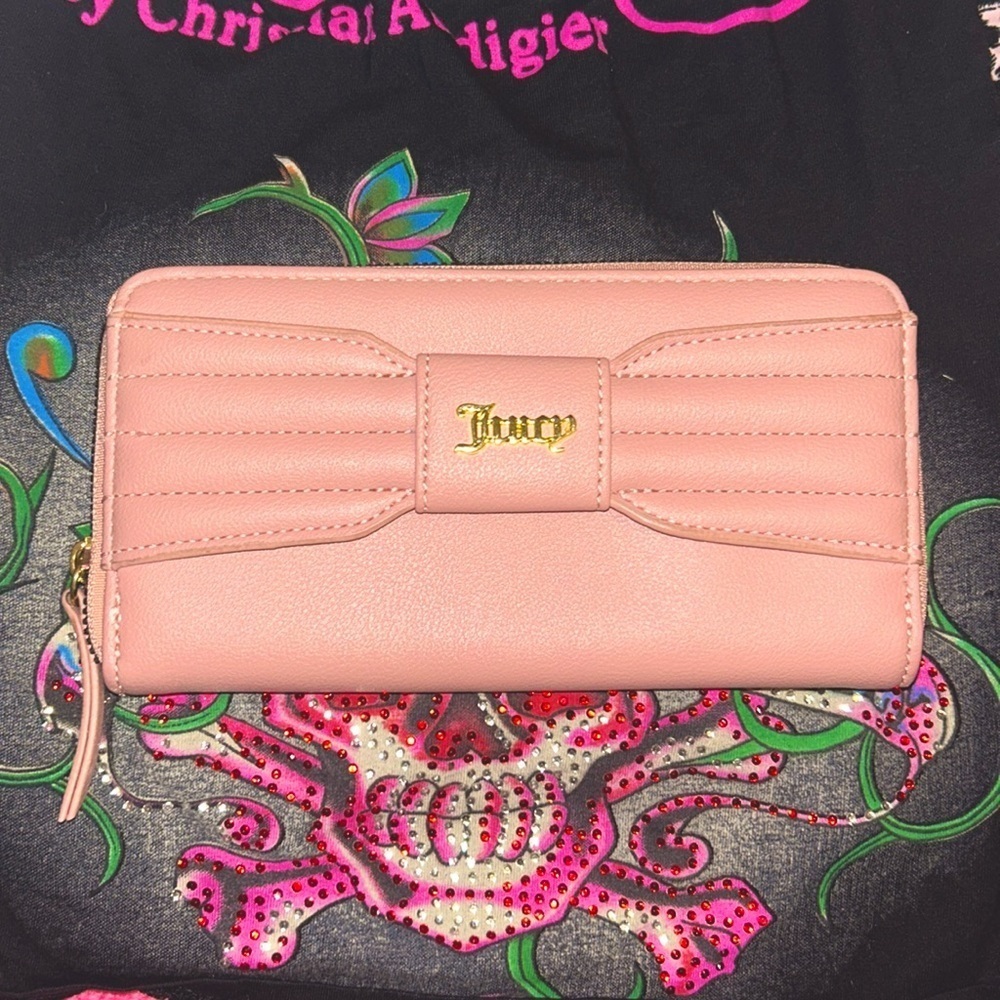 Juicy Couture Pink Wallet Clutch
